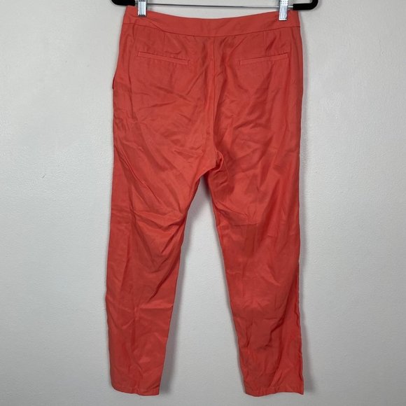 Kate Spade Saturday Woman's Sz‎ 4 Coral Pink Tapered Leg Work Dress Pants - Picture 8 of 8